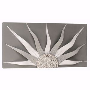 Picture of Quadro sole tortora argento decorativo per salotto 160x80 elevata qualità