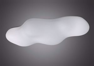 Mantra eos ceiling lamp cloud shape in white plastic material 90cm