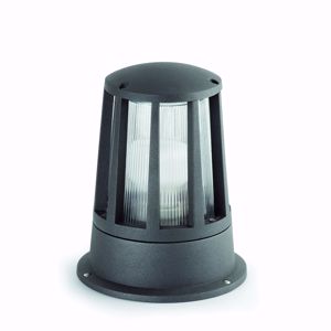 Faro surat small beacon lamp outdoor led lighting minimal design dark grey finish