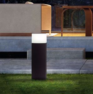 Faro datna outdoor beacon lamp grey 60cm modern design