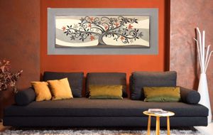 Picture of Quadro albero della vita per soggiorno 155x65