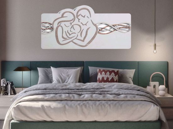 Holy family headboard headboard 119x59 modern painting for bedroom