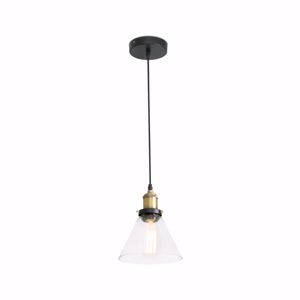 Picture of Kitchen island pendant light vintage pendant light in clear glass