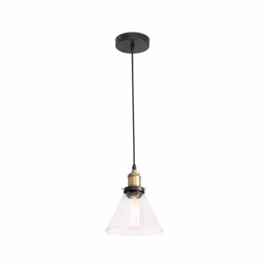 Show details for Kitchen island pendant light vintage pendant light in clear glass Picture of Kitchen island pendant light vintage pendant light in clear glass