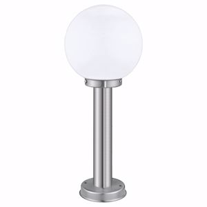 Eglo nisia outdoor sphere pedestal lamp 50cm