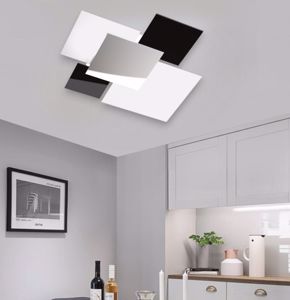Picture of Top light shadow ceiling lamp 46cm white and black