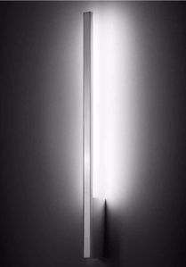 Linea light ma&de xilema aluminium wall lamp led thin h79cm
