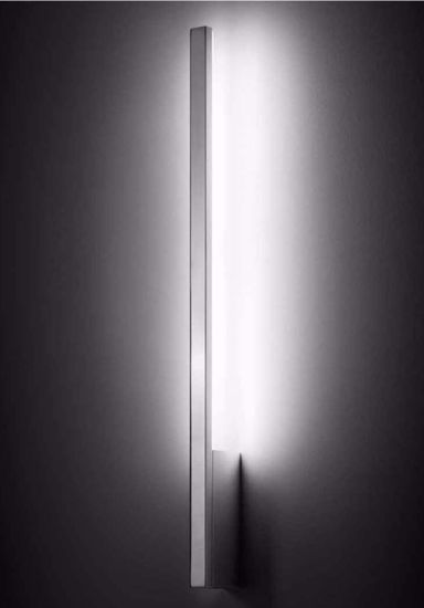 Picture of Linea light ma&de xilema aluminium wall lamp led thin h79cm