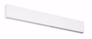 Linealight box applique led rettangolare bianca 28w 3000k moderna