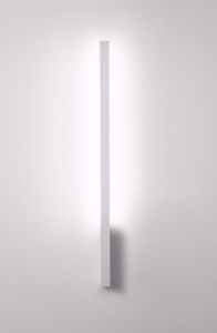 Linea light ma&de xilema white wall lamp led thin h79cm