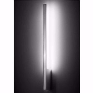 Picture of Linea light ma&de xilema white wall lamp led thin h79cm
