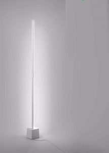 Linea light ma&de xilema thin floor lamp led white