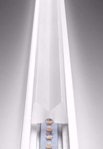 Linea light ma&de xilema white wall lamp led thin h180cm