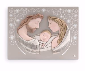 Picture of Capezzale sacra famiglia moderna 45x34 capoletto per camera da letto