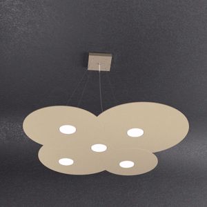 Led pendant light toplight cloud sand 5 lights mdoern design
