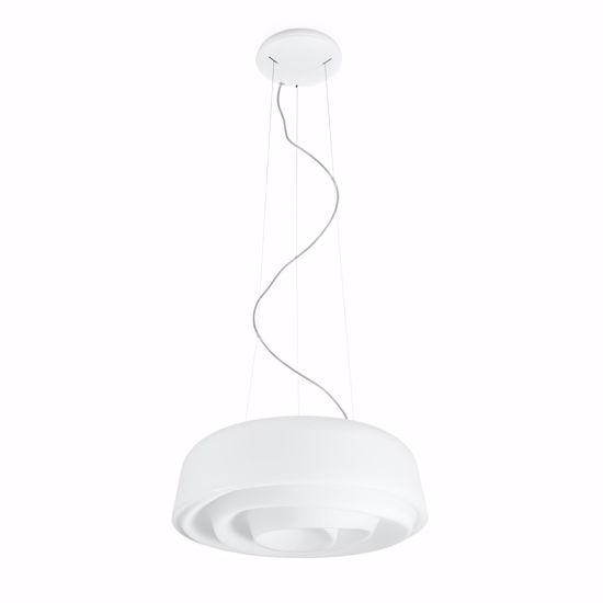 Linea light rose modern spiral pendant lamp ø50cm