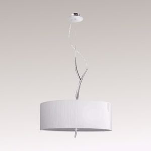 Picture of Mantra eve chrome - off white 3-light pendant lamp contemporary design