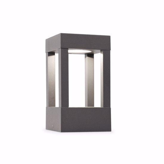 Faro agra p led beacon lamp outdoor lighting in dark grey finish modern design 