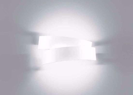 Marchetti white wall light pura contemporary design 