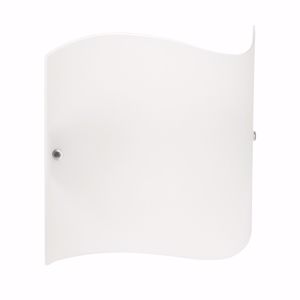 Picture of Linea light onda wall lamp 30x30 white