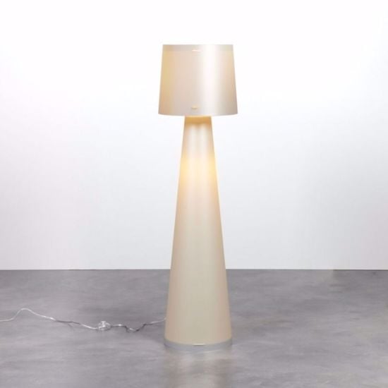 Emporium floor lamp diva white polypropylene 