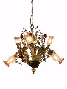 Classic Florentine wrought iron chandelier for living room 8 lights promotion last piece fp