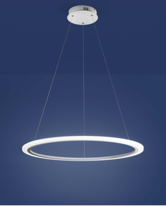 Mazzola ultra-modern ring led light 37w ø60 cm