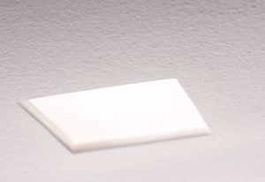 Isyluce square recessed spotlight in gypsum for false ceiling