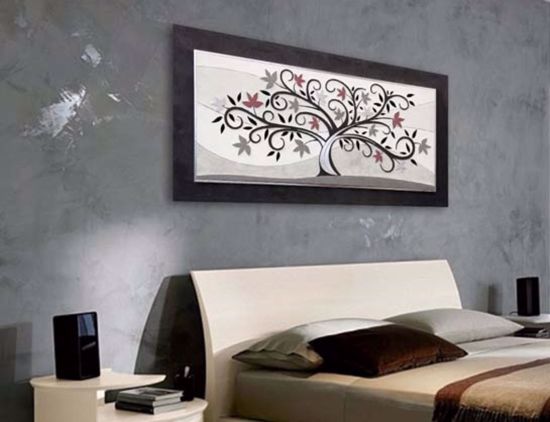 Artitalia tree of life artwork dove grey anthracite