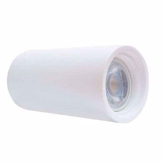 Isyluce ceiling round spotlight h10 white gypsum paintable