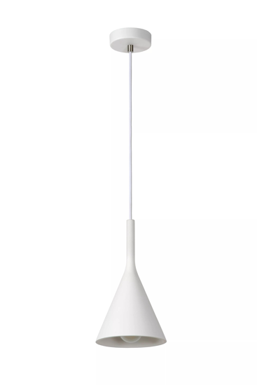 Little pendant gypsum lamp above desk or kitchen island/peninsula 