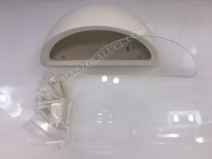 Isyluce small wall lamp white ceramic l23cm paintable