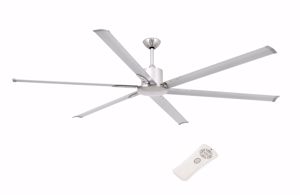 Big ceiling fan with in nickel and aluminium blades