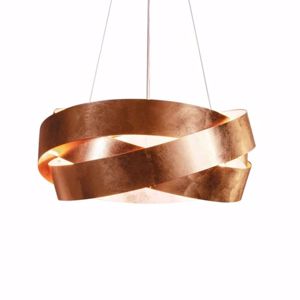 Marchetti pura led chandelier ø60cm copper leaf