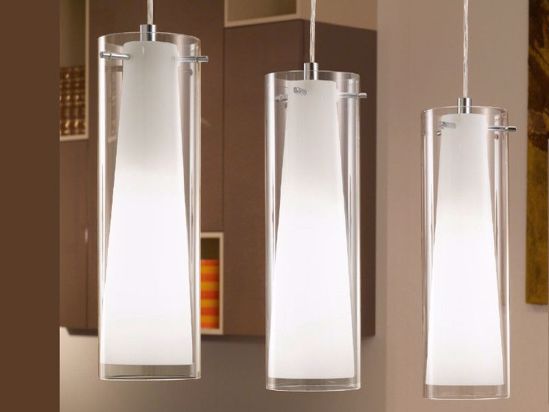 3 linear pendant light modern design  for dining table or kitchen island