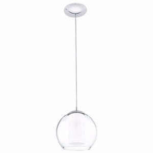 Eglo bolsano modern suspension 1 light with glass sphere