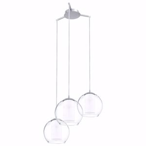 Eglo bolsano modern suspension 3 lights with glass sphere