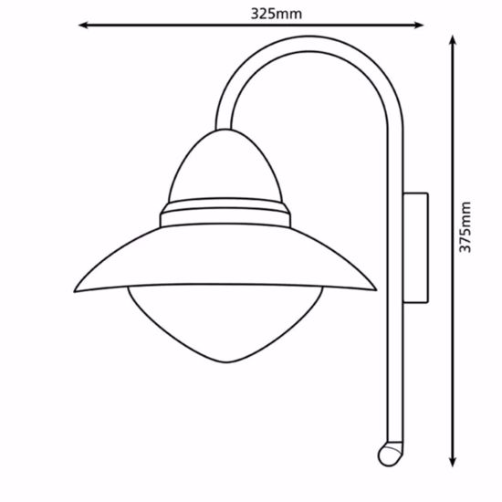 Eglo outdoor wall light with motion sensor steel and glass