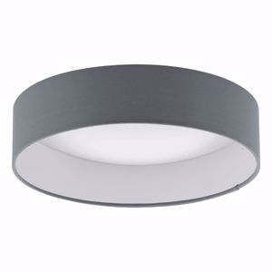 Eglo palomaro ceiling lamp ø32cm led 13,3w grey fabric