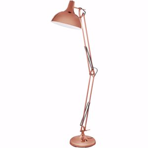 Vintage floor lamp copper colour design 
