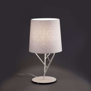 Faro tree white table lamp with white shade
