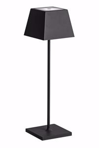 Led Portable table lamp for outdoors 2.2W 2700k black metal 